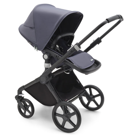 Carucior Bugaboo Fox Cub Black Stormy Blue 2 in 1