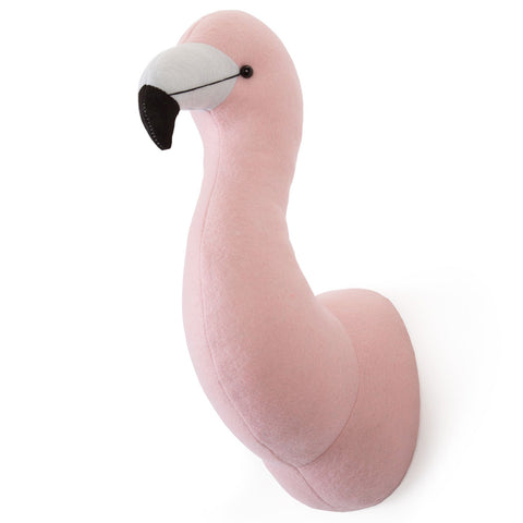 Decoratiune perete Childhome 15x28x36 cm, Flamingo