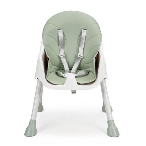 Scaun Pentru Hranire, Ecotoys, stil scandinav, tava reglabila si detasabila, cos depozitare, HC-823, Verde