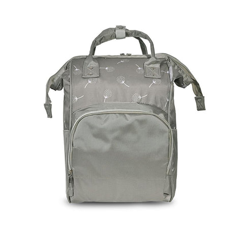 Rucsac accesorii bebelusi Tender, multiple compartimente, buzunar izoterm, Grey