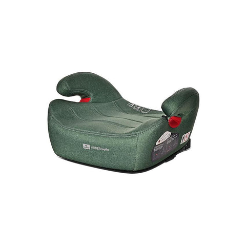 Inaltator auto pentru copii, i-Rider, Isofix, 125-150 cm, 6-12 ani, Green