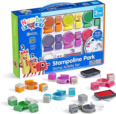 Set activitati cu stampile - Numberblocks