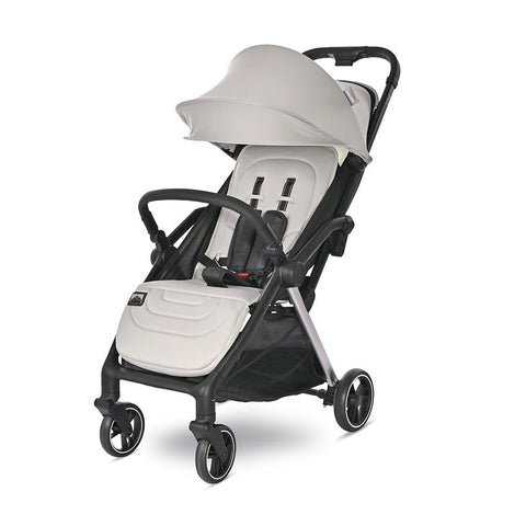 Carucior Set 2 in 1, autofold, Loret, cosulet auto inclus, pana la 22 kg, Grey