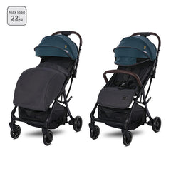 Cărucior sport autofold, până la 22 kg, Minori, Opal Green