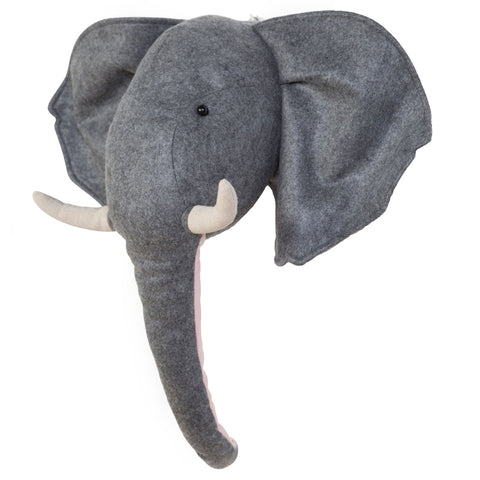 Decoratiune perete Childhome 15x28x36 cm, Elefant