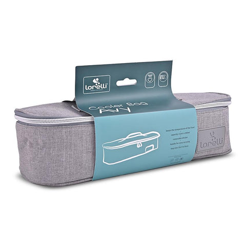 Geanta termica pentru mancare, Avy, 3 compartimente detasabile, 33x11x10 cm, Grey