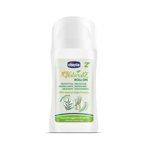 Roll-On protectie naturala Chicco Naturalz, 60 ml, 2 luni+