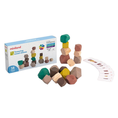 Joc educativ pentru dezvoltarea motricității Wood Stones
