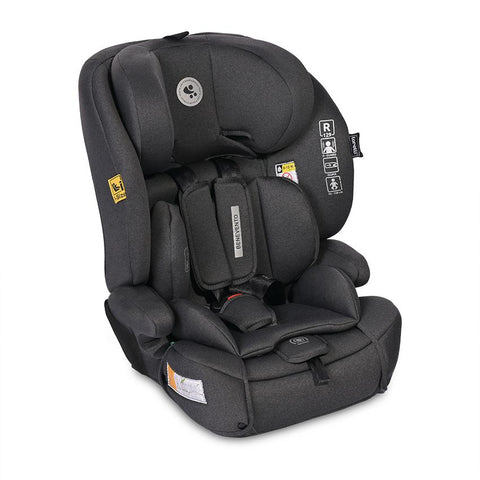 Scaun auto, Benevento, Isofix, i-Size, 15 Luni-12 Ani, 76-150 cm, Black Jasper