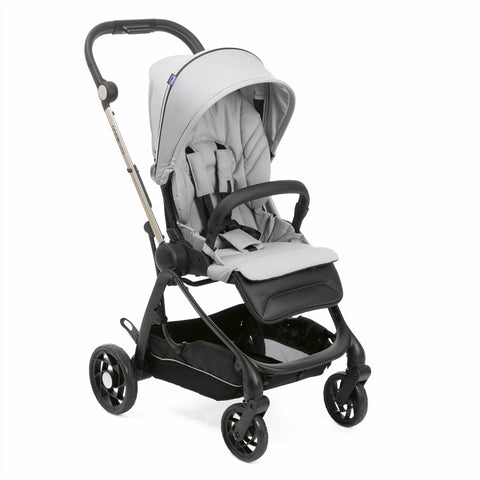 Carucior sport Chicco One4Ever, SilverLeaf (Gri), nastere-22Kg