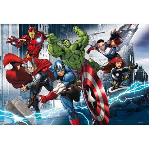 Puzzle de colorat - Avengers in misiune (60 de piese)