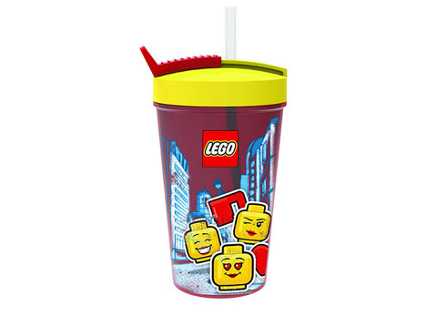 Pahar LEGO Iconic cu pai