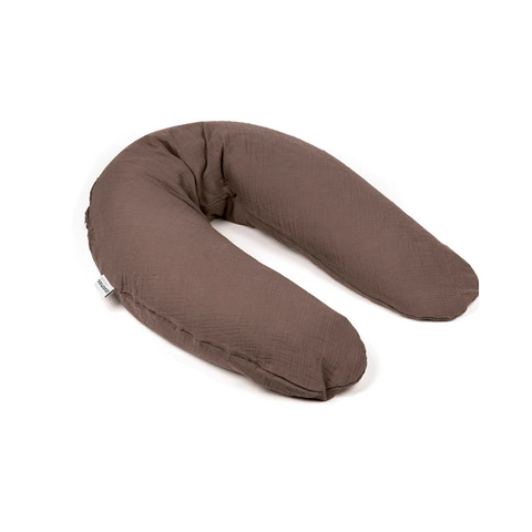 Doomoo - Perna mare 3 in 1 Comfy Big Tetra Chocolate din bumbac organic