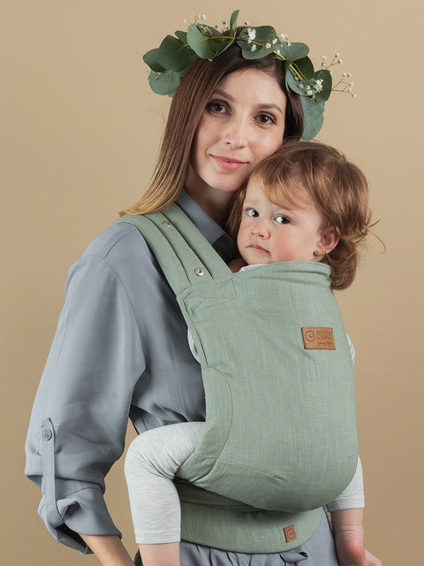 ISARA Quick Half Buckle Sage Green Linen