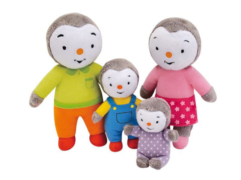 Set 4 Plusuri Jemini Familia De Pinguini Tchoupi