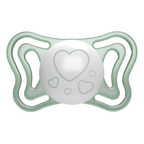 Suzeta Chicco PhysioPhorma Light Glow, 2bucati, unisex, 2-6luni