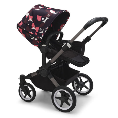 Capotina carucior Bugaboo Donkey 5 Animal Explorer Pink Red